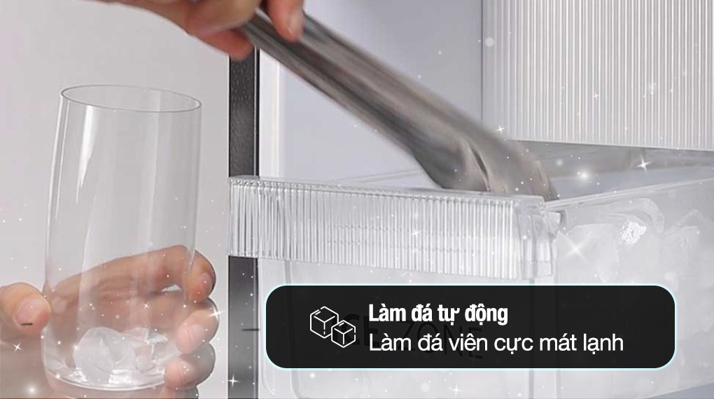 Tủ Lạnh Toshiba Inverter 409 Lít GR-RT535WEA-PMV(06)-MG - tiện ích làm đá tự động